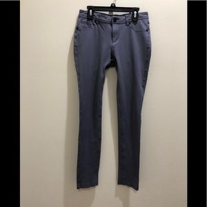 Gray stretch pants